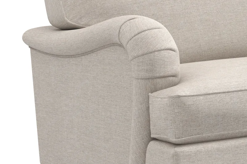 Howard Classic 3-seters Svunget Stoffsofa - Beige - Møbler - Sofaer - Howard-sofaer