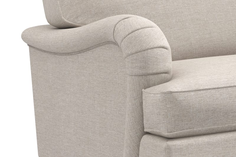 Howard Classic 3-seters Svunget Stoffsofa - Beige - Møbler - Sofaer - Howard-sofaer