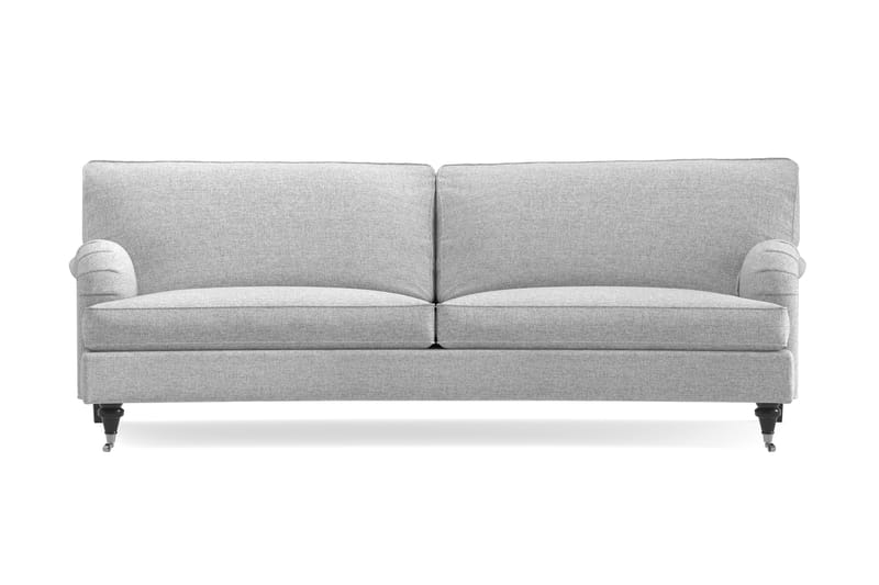 Howard Classic 3-seters Svunget Stoffsofa - Grå - Møbler - Sofaer - Howard-sofaer