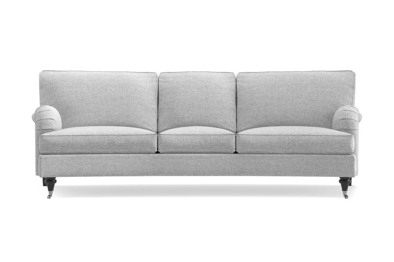 Howard Classic 3-seters Svunget Stoffsofa - Grå - Møbler - Sofaer - Howard-sofaer