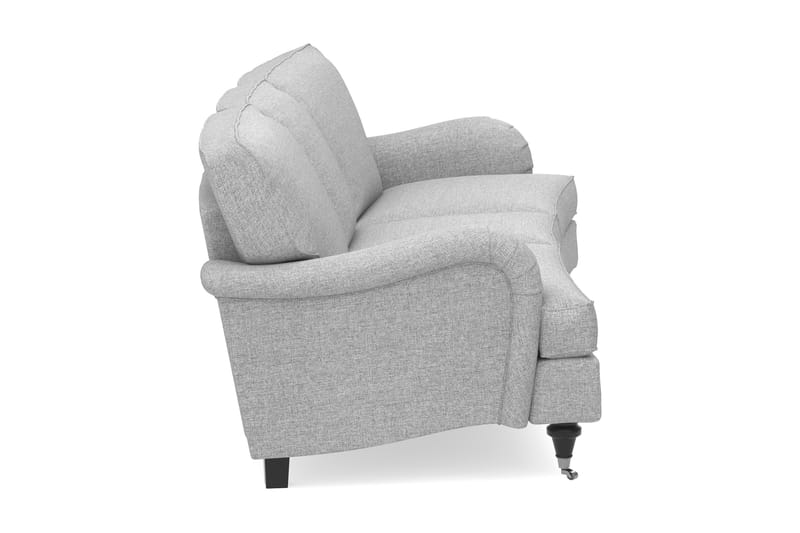 Howard Classic 3-seters Svunget Stoffsofa - Grå - Møbler - Sofaer - Howard-sofaer