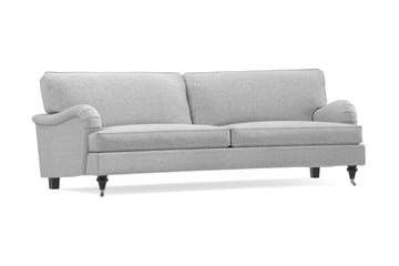 Howard Classic 3-seters Svunget Stoffsofa - Grå - Møbler - Sofaer - Howard-sofaer