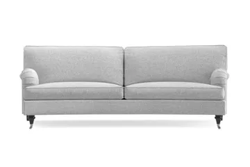 Howard Classic 3-seters Svunget Stoffsofa - Grå - Møbler - Sofaer - Howard-sofaer