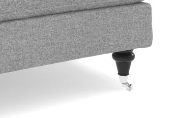 Howard Classic 3-seters Svunget Stoffsofa - Grå - Møbler - Sofaer - Howard-sofaer