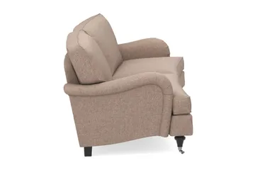 Howard Classic 3-seters Svunget Stoffsofa - Mørk beige - Møbler - Sofaer - Howard-sofaer