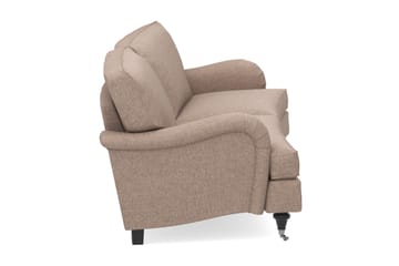Howard Classic 3-seters Svunget Stoffsofa - Mørk beige - Møbler - Sofaer - Howard-sofaer
