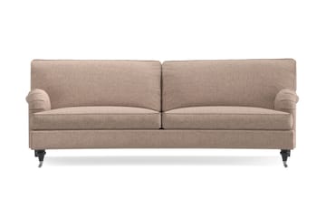 Howard Classic 3-seters Svunget Stoffsofa - Mørk beige - Møbler - Sofaer - Howard-sofaer