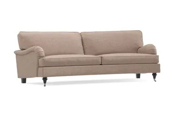 Howard Classic 3-seters Svunget Stoffsofa - Mørk beige - Møbler - Sofaer - Howard-sofaer