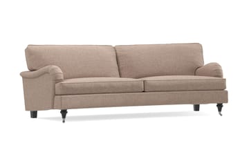 Howard Classic 3-seters Svunget Stoffsofa - Mørk beige - Møbler - Sofaer - Howard-sofaer