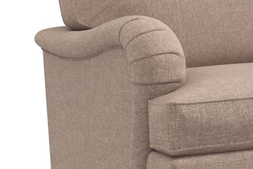 Howard Classic 3-seters Svunget Stoffsofa - Mørk beige - Møbler - Sofaer - Howard-sofaer