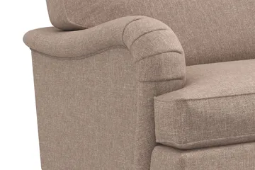 Howard Classic 3-seters Svunget Stoffsofa - Mørk beige - Møbler - Sofaer - Howard-sofaer