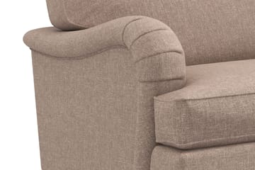 Howard Classic 3-seters Svunget Stoffsofa - Mørk beige - Møbler - Sofaer - Howard-sofaer