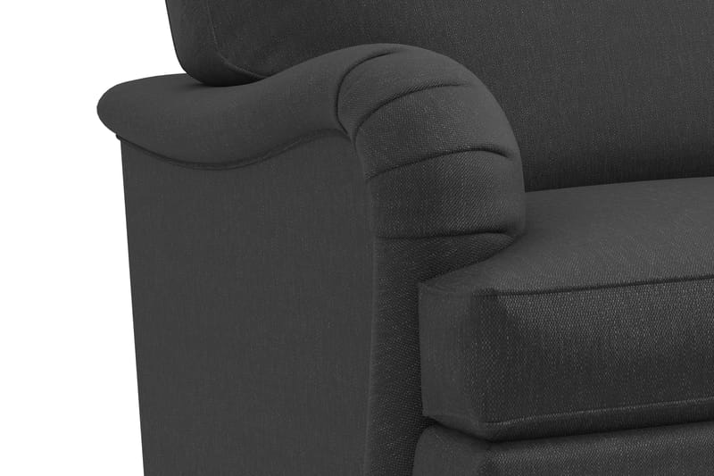 Howard Classic 3-seters Svunget Stoffsofa - Mørk grå - Møbler - Sofaer - Howard-sofaer