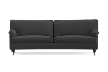 Howard Classic 3-seters Svunget Stoffsofa - Mørk grå - Møbler - Sofaer - Howard-sofaer