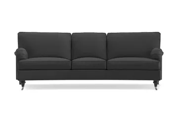 Howard Classic 3-seters Svunget Stoffsofa - Mørk grå - Møbler - Sofaer - Howard-sofaer