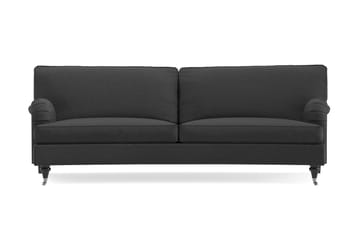 Howard Classic 3-seters Svunget Stoffsofa - Mørk grå - Møbler - Sofaer - Howard-sofaer