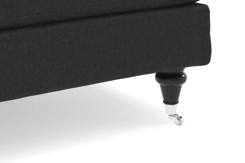 Howard Classic 3-seters Svunget Stoffsofa - Mørk grå - Møbler - Sofaer - Howard-sofaer