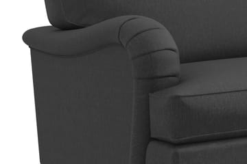 Howard Classic 3-seters Svunget Stoffsofa - Mørk grå - Møbler - Sofaer - Howard-sofaer