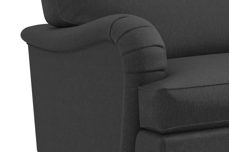 Howard Classic 3-seters Svunget Stoffsofa - Mørk grå - Møbler - Sofaer - Howard-sofaer