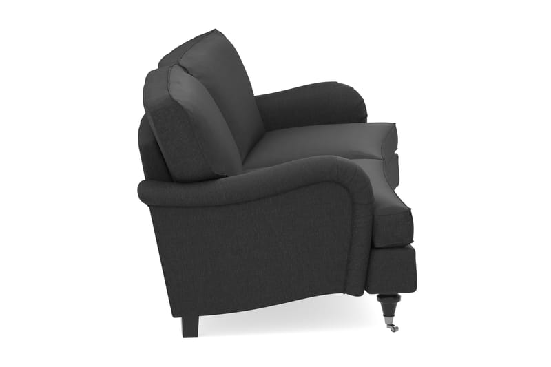 Howard Classic 3-seters Svunget Stoffsofa - Mørk grå - Møbler - Sofaer - Howard-sofaer