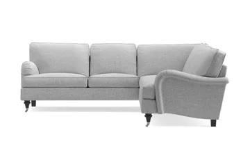 Howard Classic 6-seters L-formet Hjørnesofa i Stoff - Grå - Møbler - Sofaer - Howard-sofaer