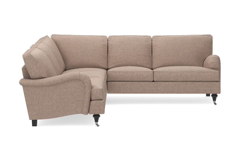 Howard Classic 6-seters L-formet Hjørnesofa i Stoff - Mørk beige - Møbler - Sofaer - Howard-sofaer