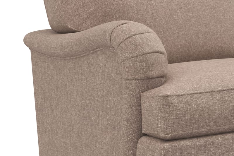 Howard Classic 6-seters L-formet Hjørnesofa i Stoff - Mørk beige - Møbler - Sofaer - Howard-sofaer