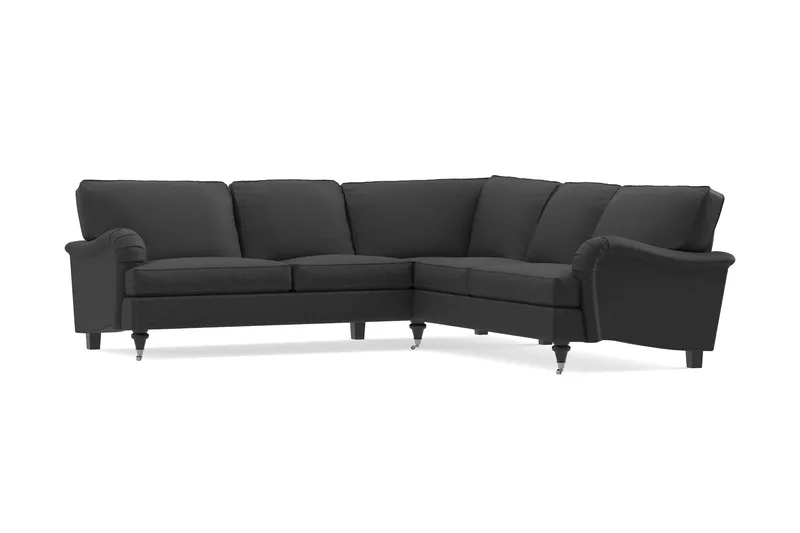 Howard Classic 6-seters L-formet Hjørnesofa i Stoff - Mørk grå - Møbler - Sofaer - Howard-sofaer