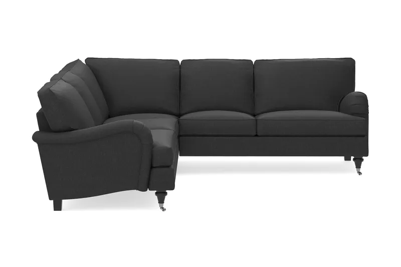 Howard Classic 6-seters L-formet Hjørnesofa i Stoff - Mørk grå - Møbler - Sofaer - Howard-sofaer
