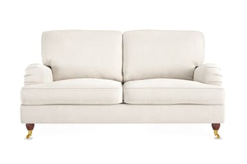 Howard Lyx 2-seters Fløyelssofa - Kremhvit - Møbler - Sofaer - Howard-sofaer