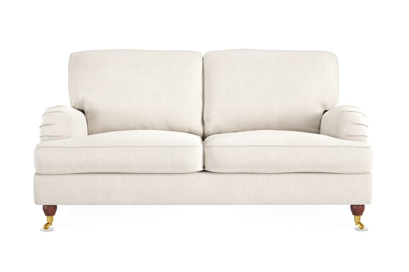 Howard Lyx 2-seters Fløyelssofa - Kremhvit - Møbler - Sofaer - Howard-sofaer