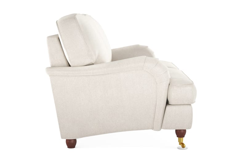 Howard Lyx 2-seters Fløyelssofa - Kremhvit - Møbler - Sofaer - Howard-sofaer
