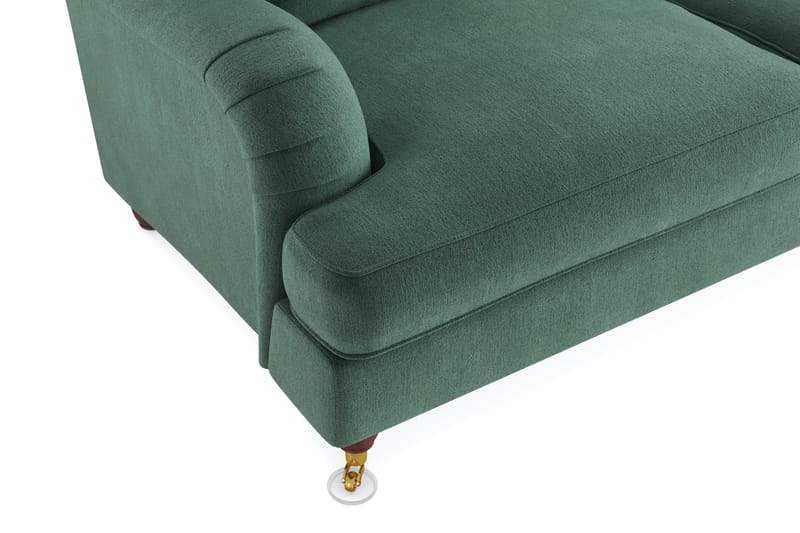 Howard Lyx 2-seters Fløyelssofa - Mørk grønn - Møbler - Sofaer - Howard-sofaer