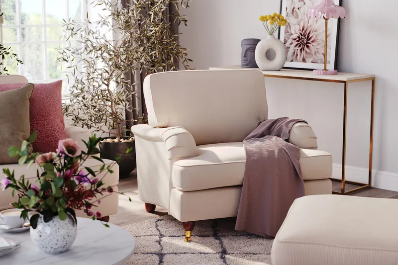 Howard Lyx 2-seters Manchestersofa - Beige - Møbler - Sofaer - Howard-sofaer
