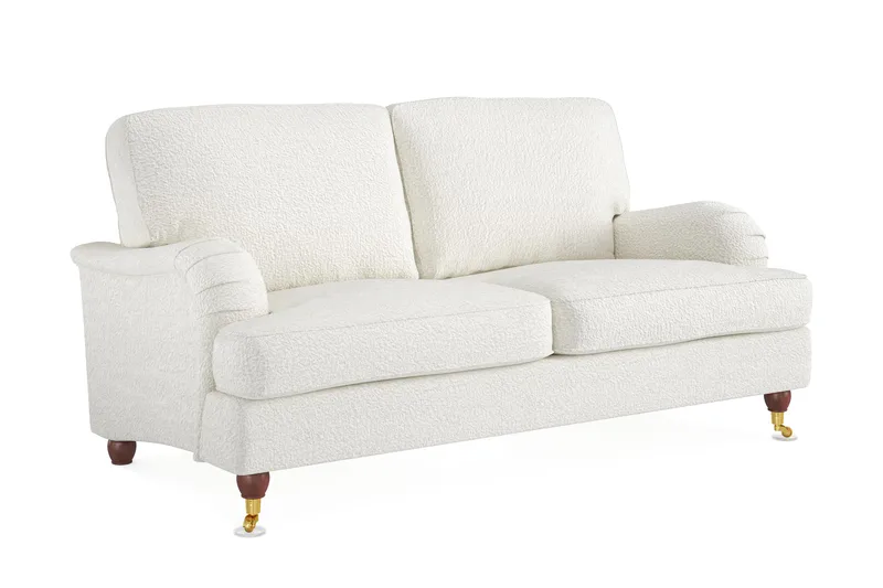 Howard Lyx 2-seters Sofa i Bouclé - Hvit - Møbler - Sofaer - Howard-sofaer