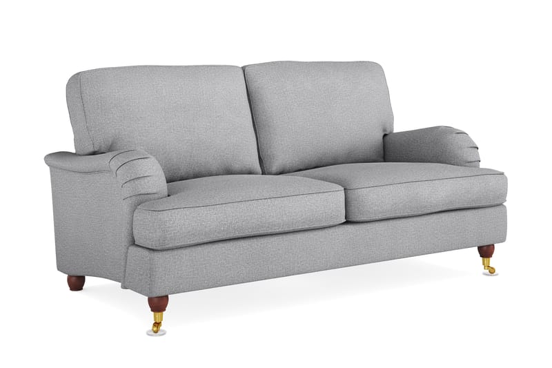 Howard Lyx 2-seters Stoffsofa - Lys grå - Møbler - Sofaer - Howard-sofaer