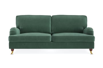 Howard Lyx 3-seters Fløyelssofa - Mørk grønn - Møbler - Sofaer - Howard-sofaer