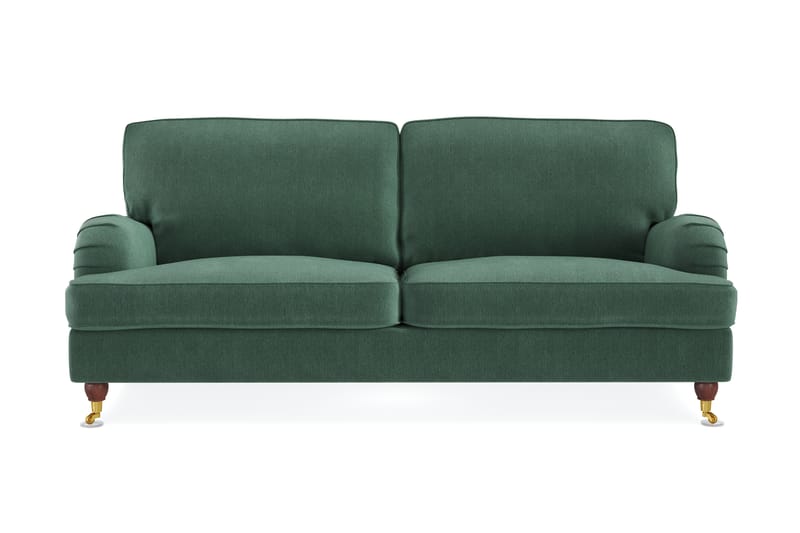Howard Lyx 3-seters Fløyelssofa - Mørk grønn - Møbler - Sofaer - Howard-sofaer