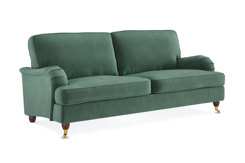 Howard Lyx 3-seters Fløyelssofa - Mørk grønn - Møbler - Sofaer - Howard-sofaer