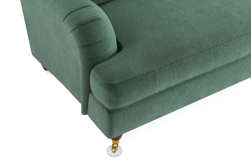 Howard Lyx 3-seters Fløyelssofa - Mørk grønn - Møbler - Sofaer - Howard-sofaer