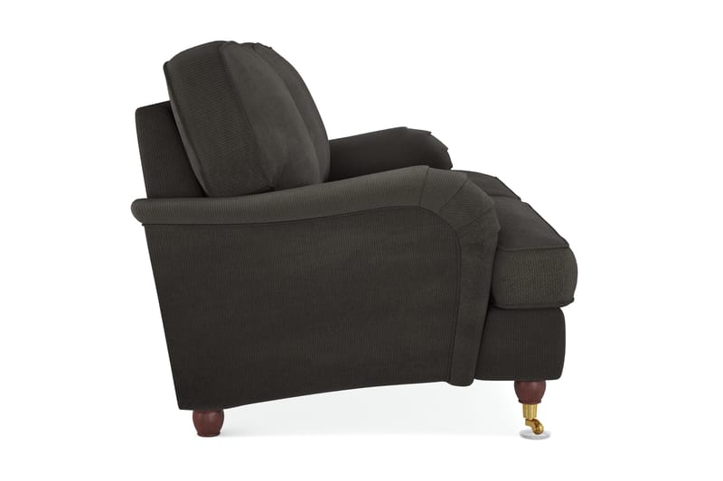 Howard Lyx 3-seters Manchestersofa - Mørk grå - Møbler - Sofaer - Howard-sofaer