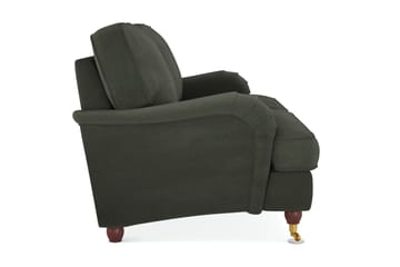 Howard Lyx 3-seters Manchestersofa - Mørk grønn - Møbler - Sofaer - Howard-sofaer