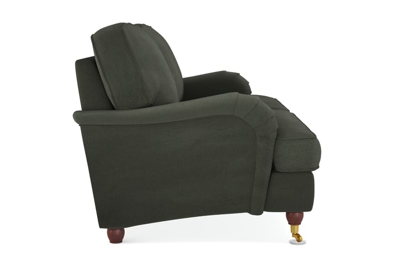 Howard Lyx 3-seters Manchestersofa - Mørk grønn - Møbler - Sofaer - Howard-sofaer