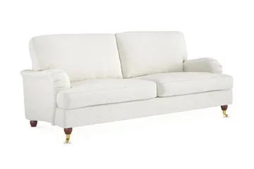 Howard Lyx 3-seters Sofa i Bouclé - Hvit - Møbler - Sofaer - Howard-sofaer