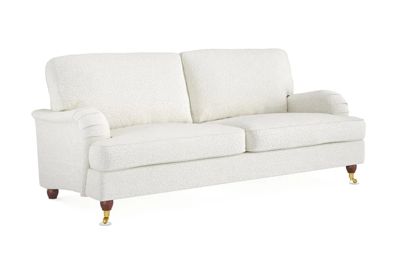 Howard Lyx 3-seters Sofa i Bouclé - Hvit - Møbler - Sofaer - Howard-sofaer