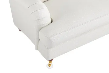 Howard Lyx 3-seters Sofa i Bouclé - Hvit - Møbler - Sofaer - Howard-sofaer