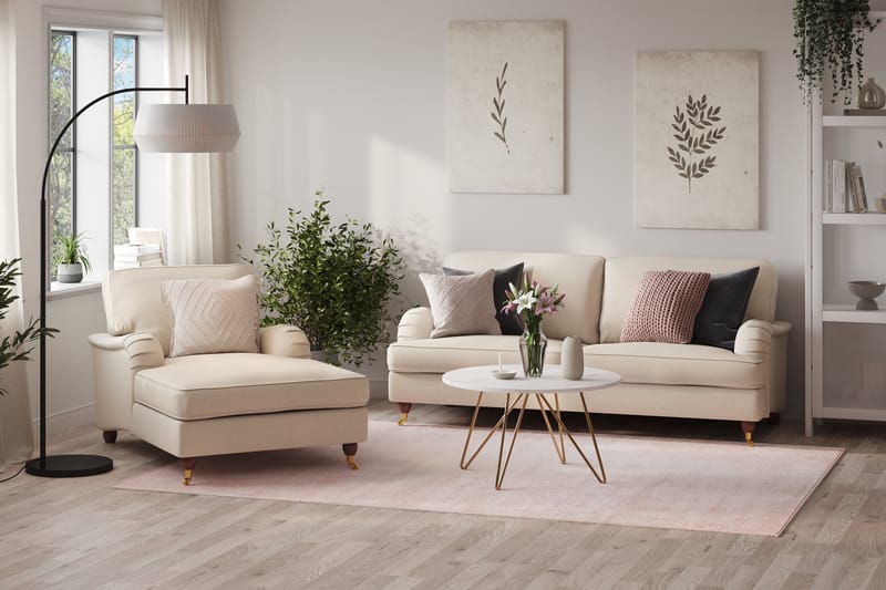 Howard Lyx 3-seters Stoffsofa - Beige - Møbler - Sofaer - Howard-sofaer