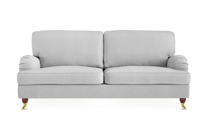 Howard Lyx 3-seters Stoffsofa - Lys grå - Møbler - Sofaer - Howard-sofaer