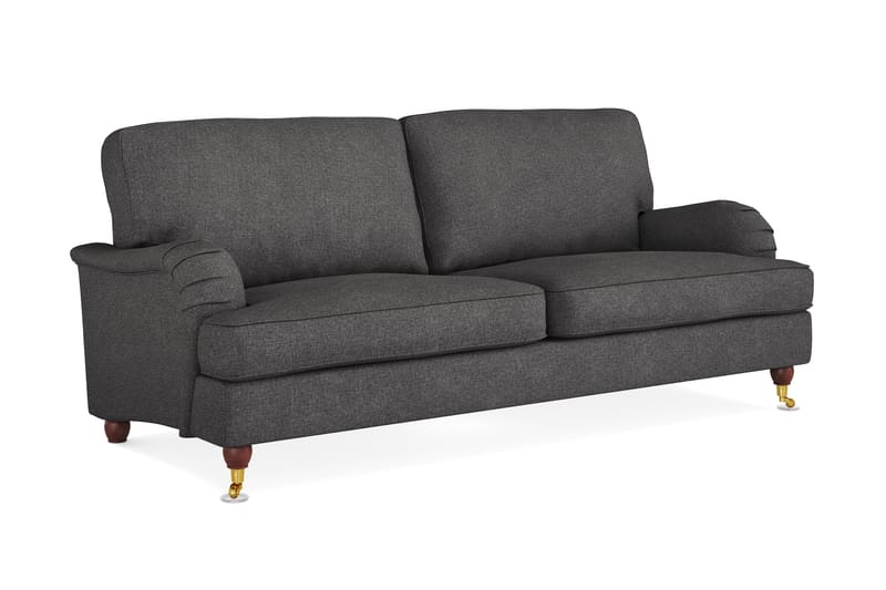 Howard Lyx 3-seters Stoffsofa - Mørk grå - Møbler - Sofaer - Howard-sofaer