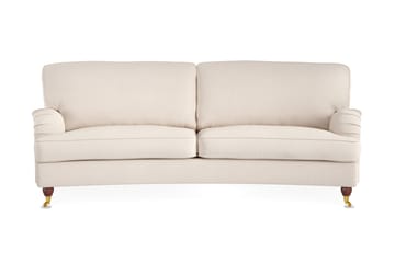 Howard Lyx 3-seters Svunget Manchestersofa - Beige - Møbler - Sofaer - Howard-sofaer